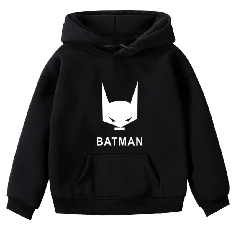 Hoodies 3 Толстовки с капюшоном для маленьких мальчиков и девочек; толстовка с принтом Бэтмена для малышей; детская повседневная спортивная одежда; Утепленная зимняя одежда для малышей; Новинка года - Цвет: Hoodies 3