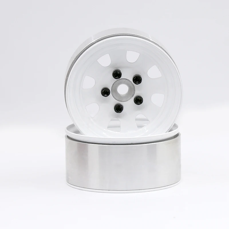 4Pcs Metal 1.9 Beadlock Wheel Rims Hub for 1/10 RC Crawler Car Axial SCX10 II 90046 AXI03007 Traxxas TRX4 RC4WD D90 | Игрушки и хобби