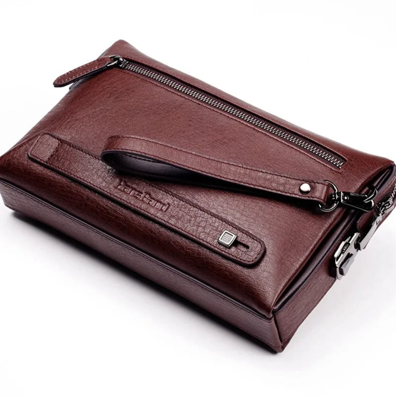 Мужские сумки с паролем 2020 Длинный кошелек из натуральной кожи повседневный