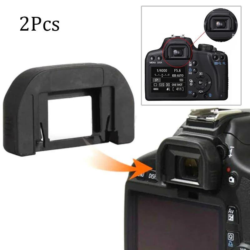 2 шт. защитный чехол для окуляра видоискателя Canon EOS 600D 550D 500D 450D 400D 350D 300D 1100D 1000D -