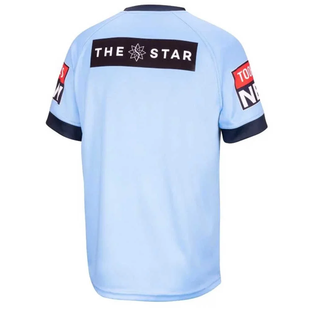 

2021 New South Wales Blues Origin Sweater Men's Rugby Player Test Sweater Sweatshirt S-5xl