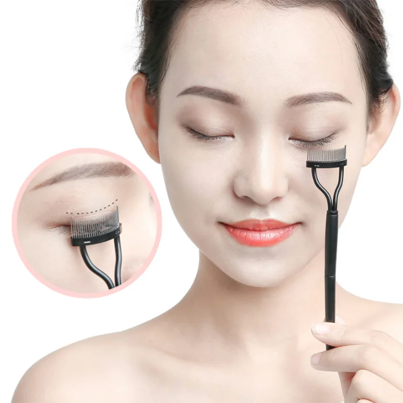 Бигуди для ресниц Красота Макияж разделитель складная металлическая щетка