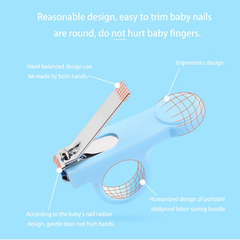 4 цвета детские ножницы для ногтей безопасные пальцев подарочный набор душа|Уход