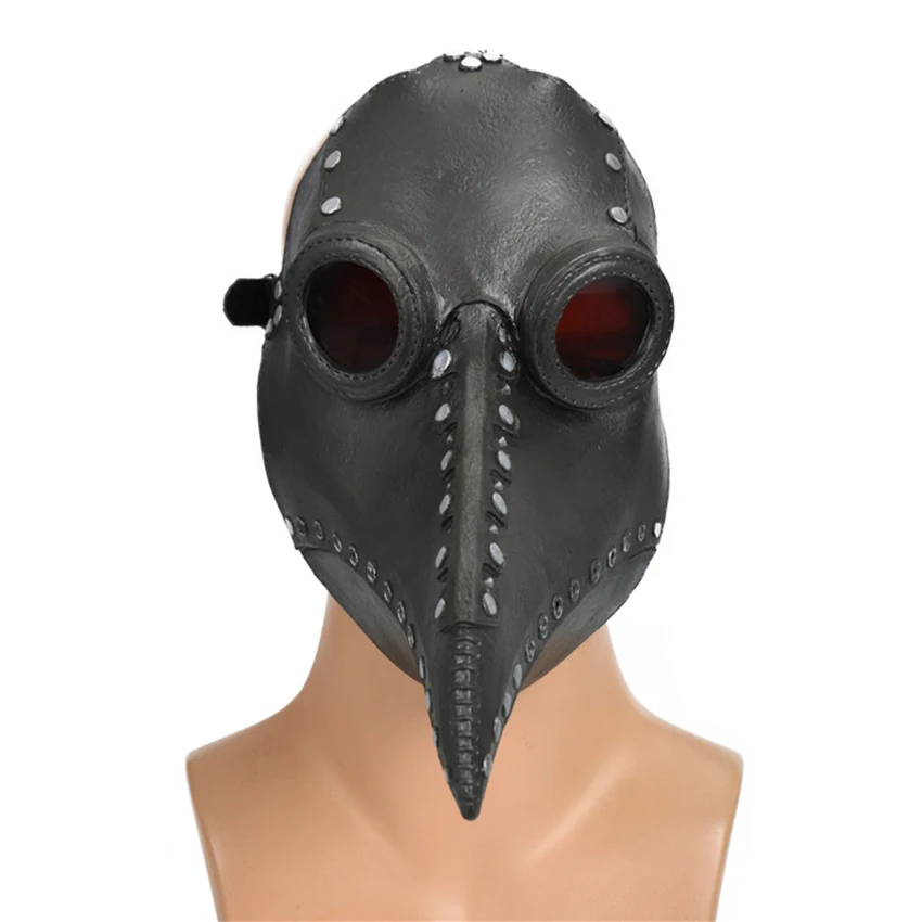 

Plague Doctor Schnabel Masks Adult Latex Bird Mask Steam Punks Horror Halloween Cosplay Steampunks Beak Masks Prop Carnival