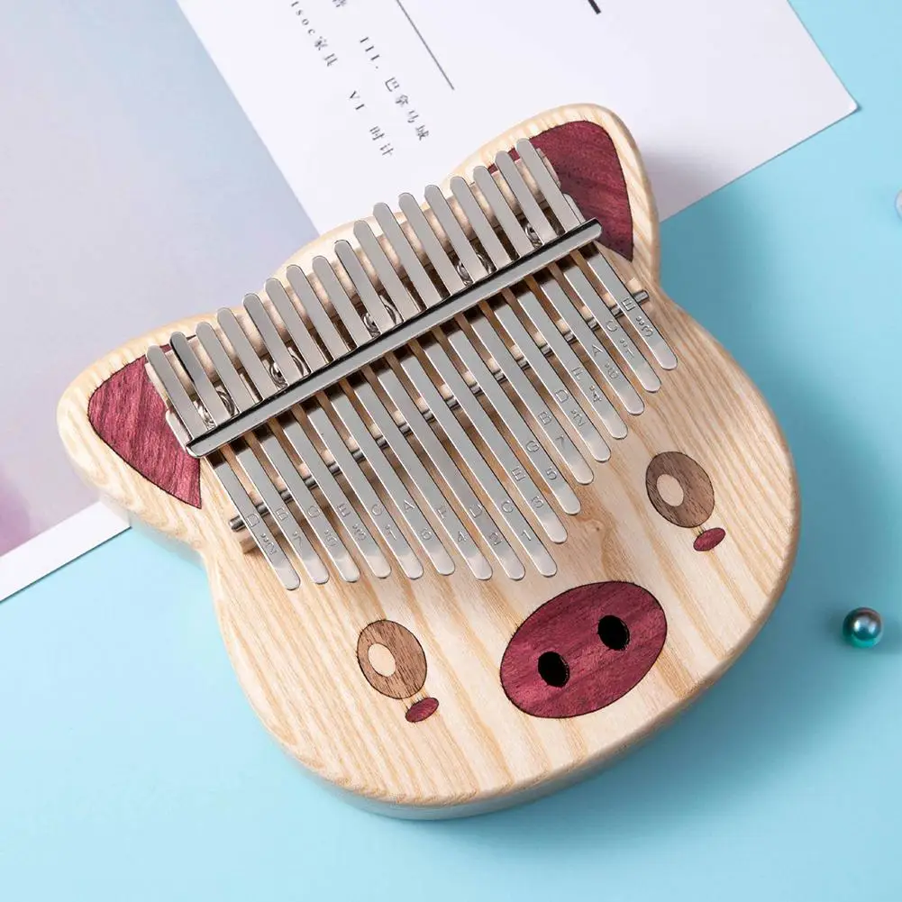 17 клавиш калимба большой палец пианино ясень зелькова деревянная Копилка