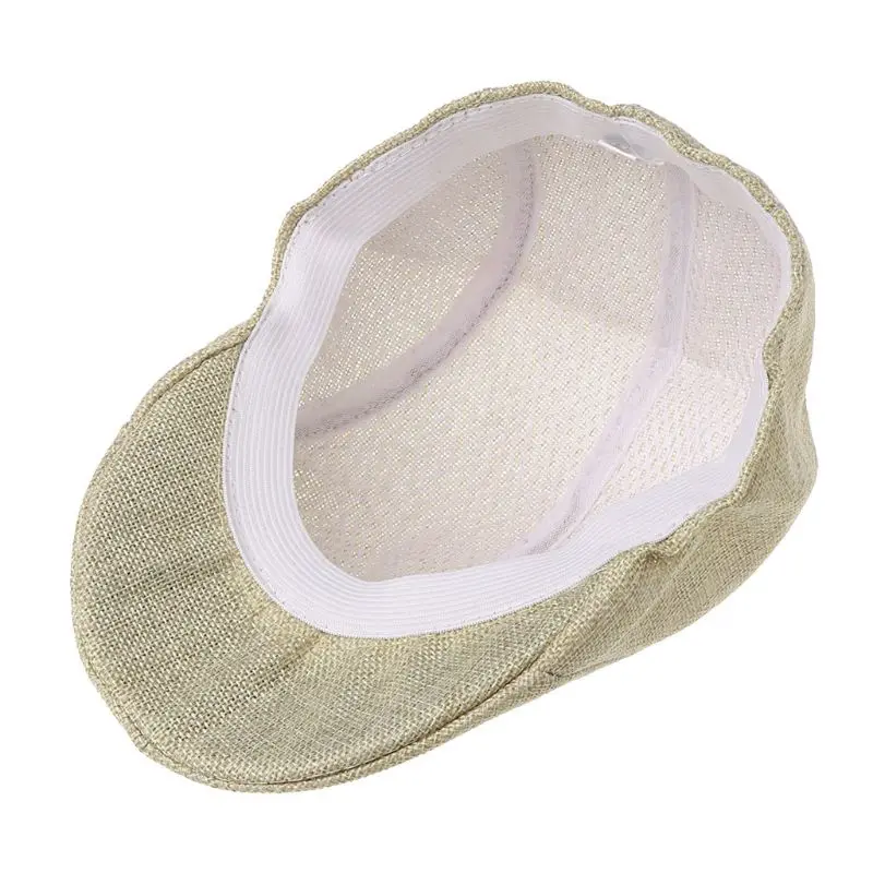 

Men Golf Driving Sun Flat Cabbie Newsboy Unisex Herringbone Duckbill Ivy Hat Cap