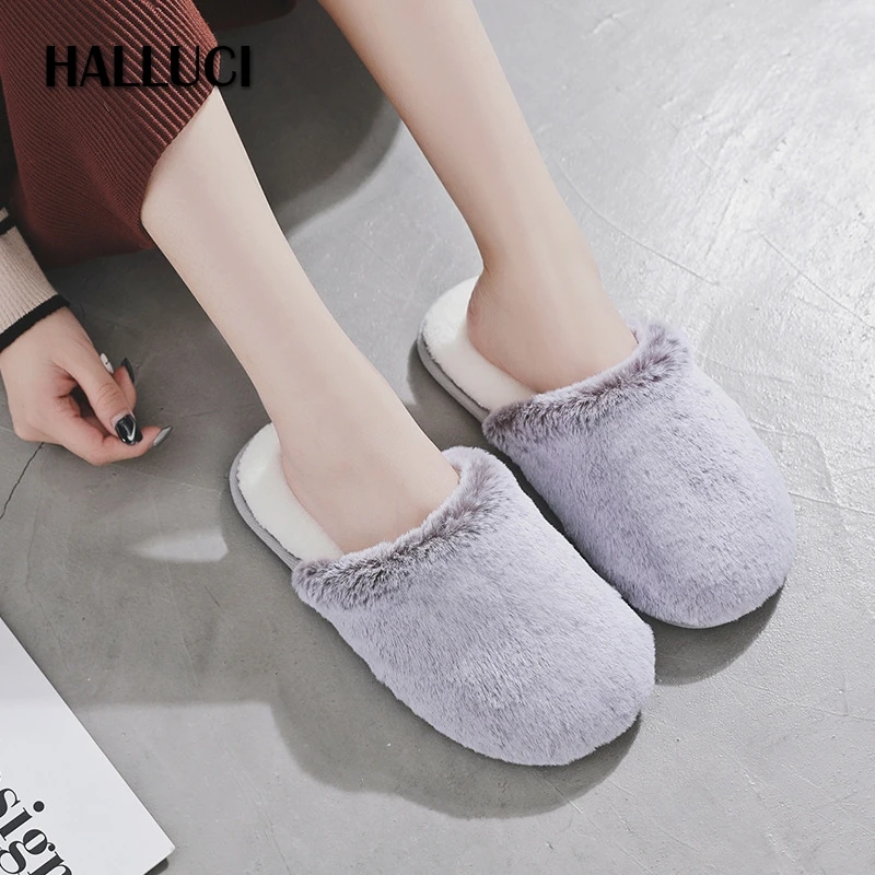Зимние очень теплые меховые тапочки женская обувь высококачественные японские
