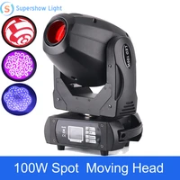 2pcs party disco dj stage light 100w dmx mini gobo projector spot led moving head for stage equipment set