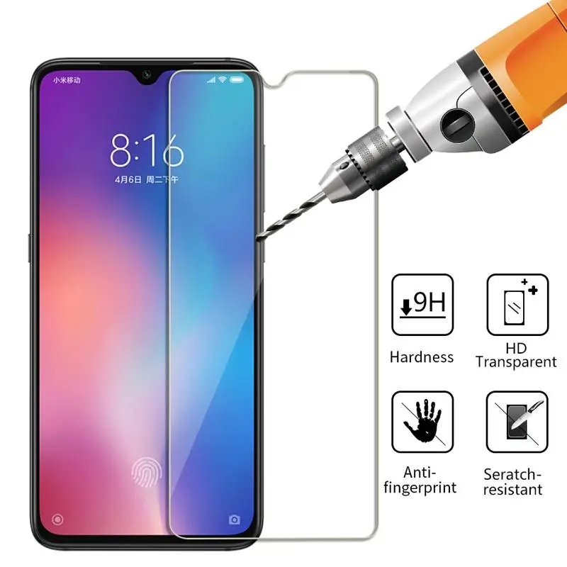 Защитное стекло закаленное для Xiaomi Mi 9 9T CC9 CC9E 2 шт. | Мобильные телефоны и