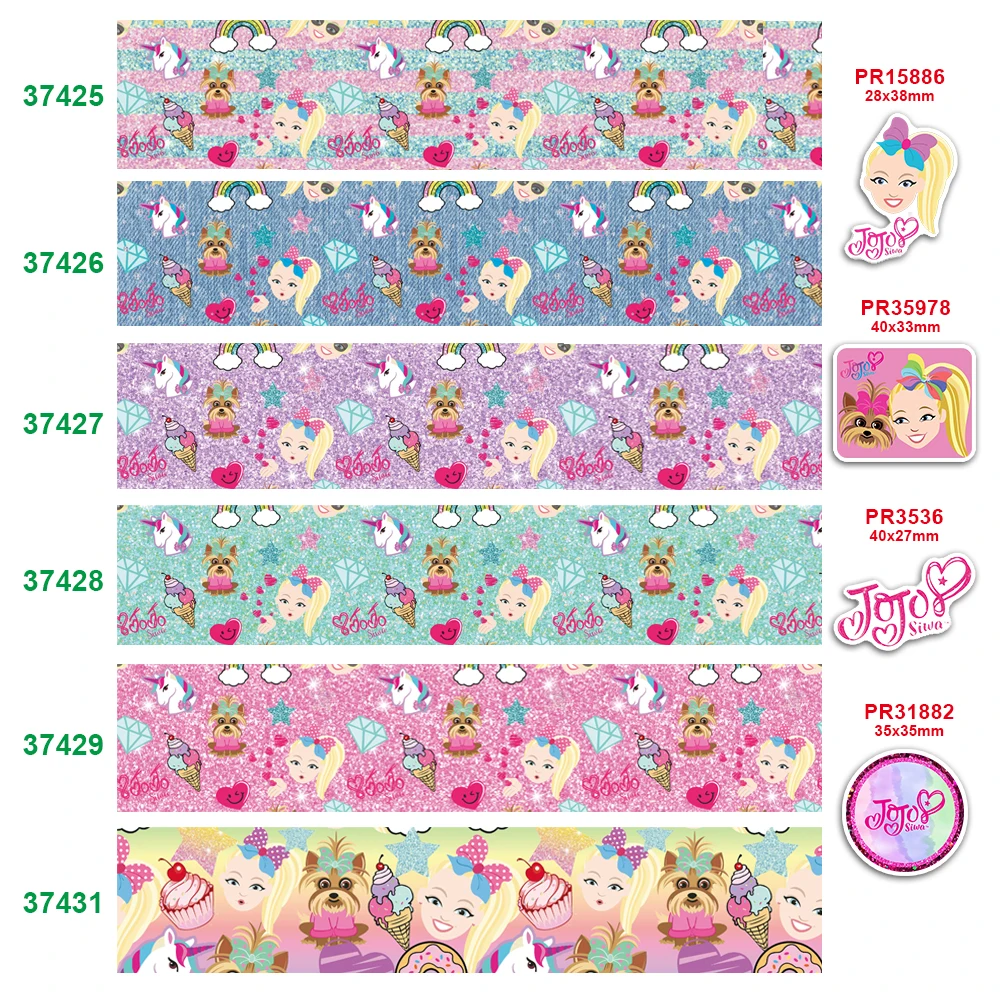 Бесплатная доставка 2020 Новое поступление 50 ярдов мультяшный принт grosgrain ribbons37425 |