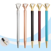 luxury high quality new multicolor metal diamond ballpoint pen advertising gift pen office accessories personalized gift pens