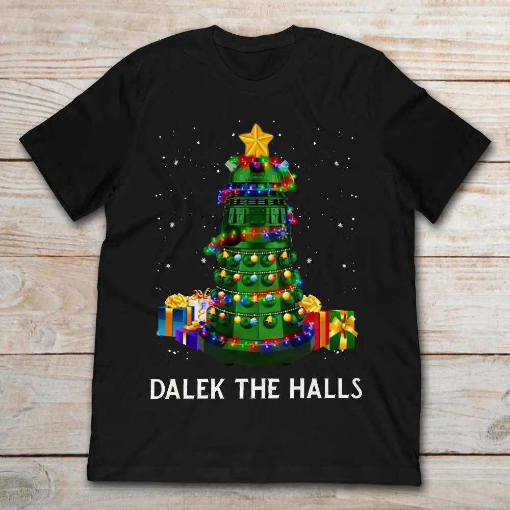 Рождественская футболка Dalek The Hall | Мужская одежда