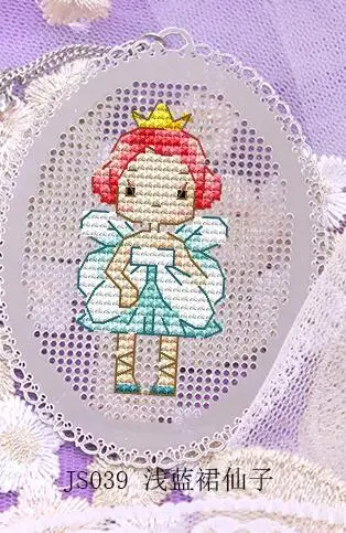 Ручная работа сказочное ремесло вышивка крестиком металлическая Закладка