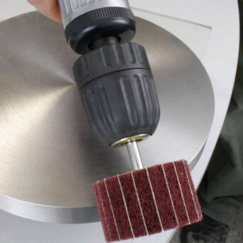 1 шт. K240 нетканые абразивные шлифовальные круглые колеса петли вентилятора пояса