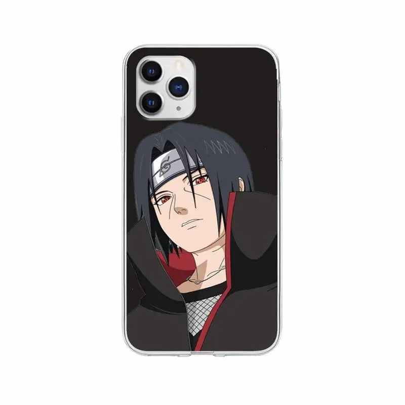 

Anime Naruto Itachi Transparent Mobile Phone Cover For Xiaomi Redmi K30s Ultra Note 8 9 Pro Max 9s 10T Pro 11 10 Lite Clear Case
