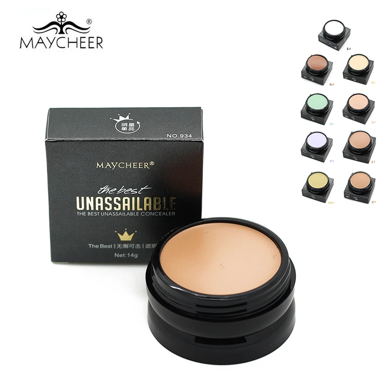 Women High Coverage Concealer Foundation Cream Camouflage Moisturizing Oil-Control Make Up Primer Perfect Cover Contour Palette