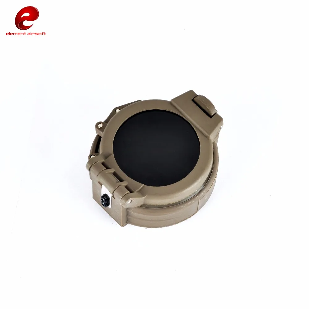 Element Airsoft M971 вспышка Светильник ИК фильтр FM23 откидная крышка Тактический улефон