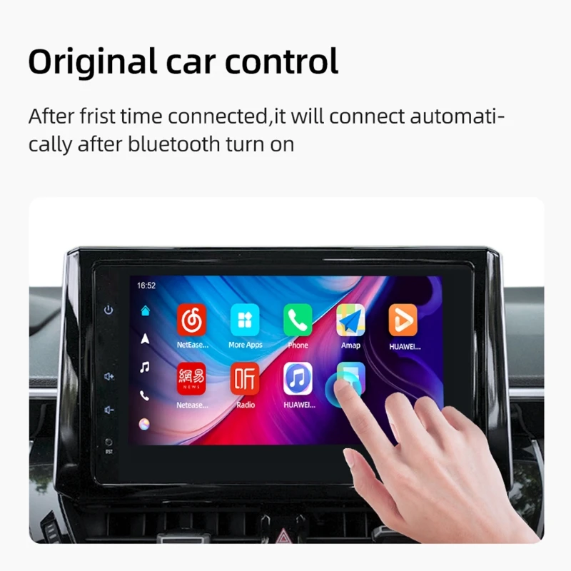 Беспроводной адаптер Hicar Carplay-Автомобильный USB-адаптер для Android Smart Link подходит