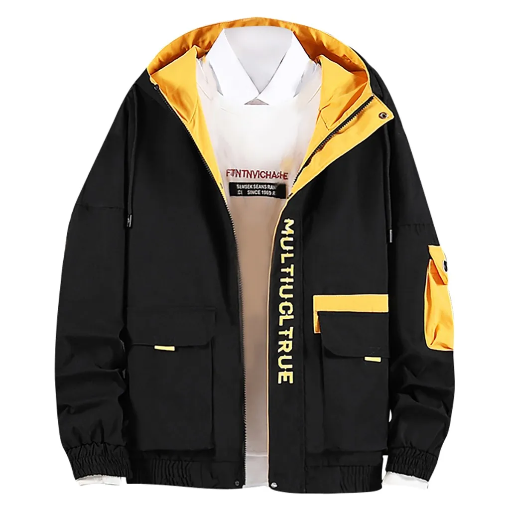 MUQGEW 2019 осенние мужские куртки камуфляжные военные пальто с капюшоном