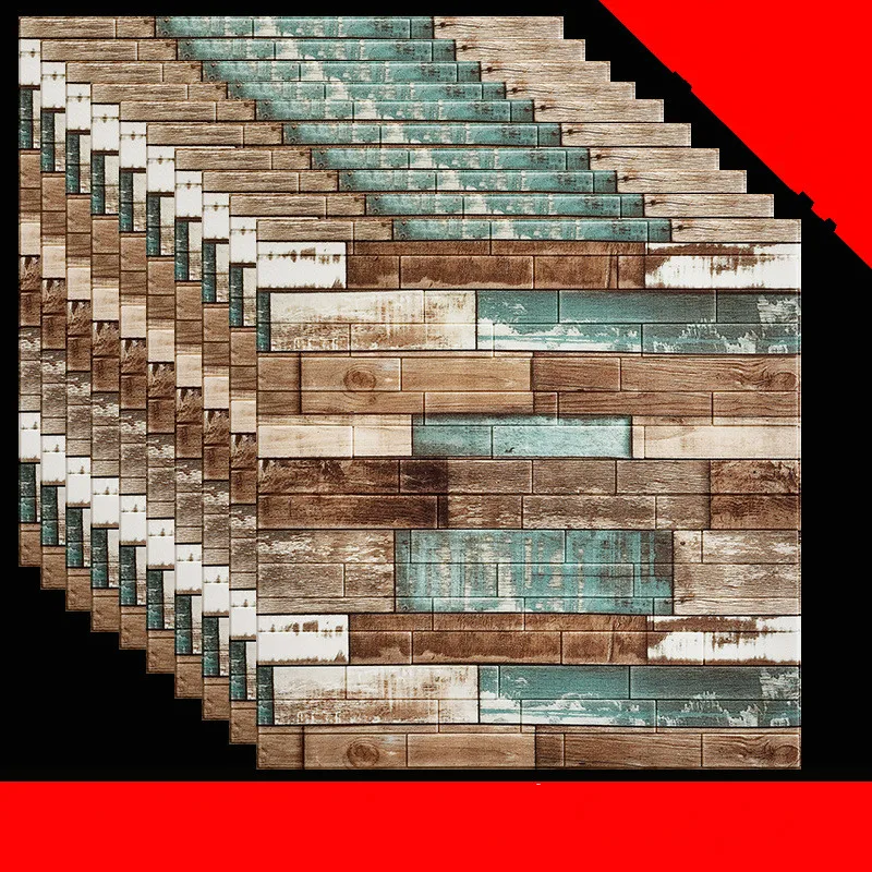 

10pcs 3D Brick Wall Stickers Panels Room Decal Stone Decoration PE Foam Wall Sticker Embossed Living Room Kids Bedroom Wallpaper