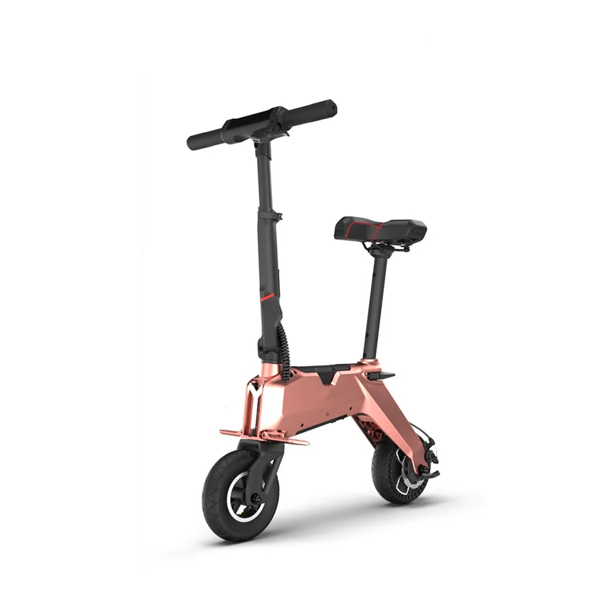 8inch Mini Electric scooter small mini electric bike ultralight folding battery portable adult female ebike | Спорт и развлечения