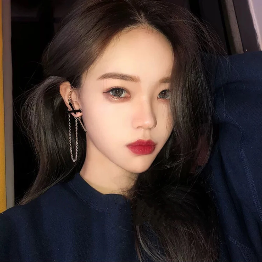 1 шт. женские промышленные серьги цепочки ювелирные изделия Для Пирсинга Ушей