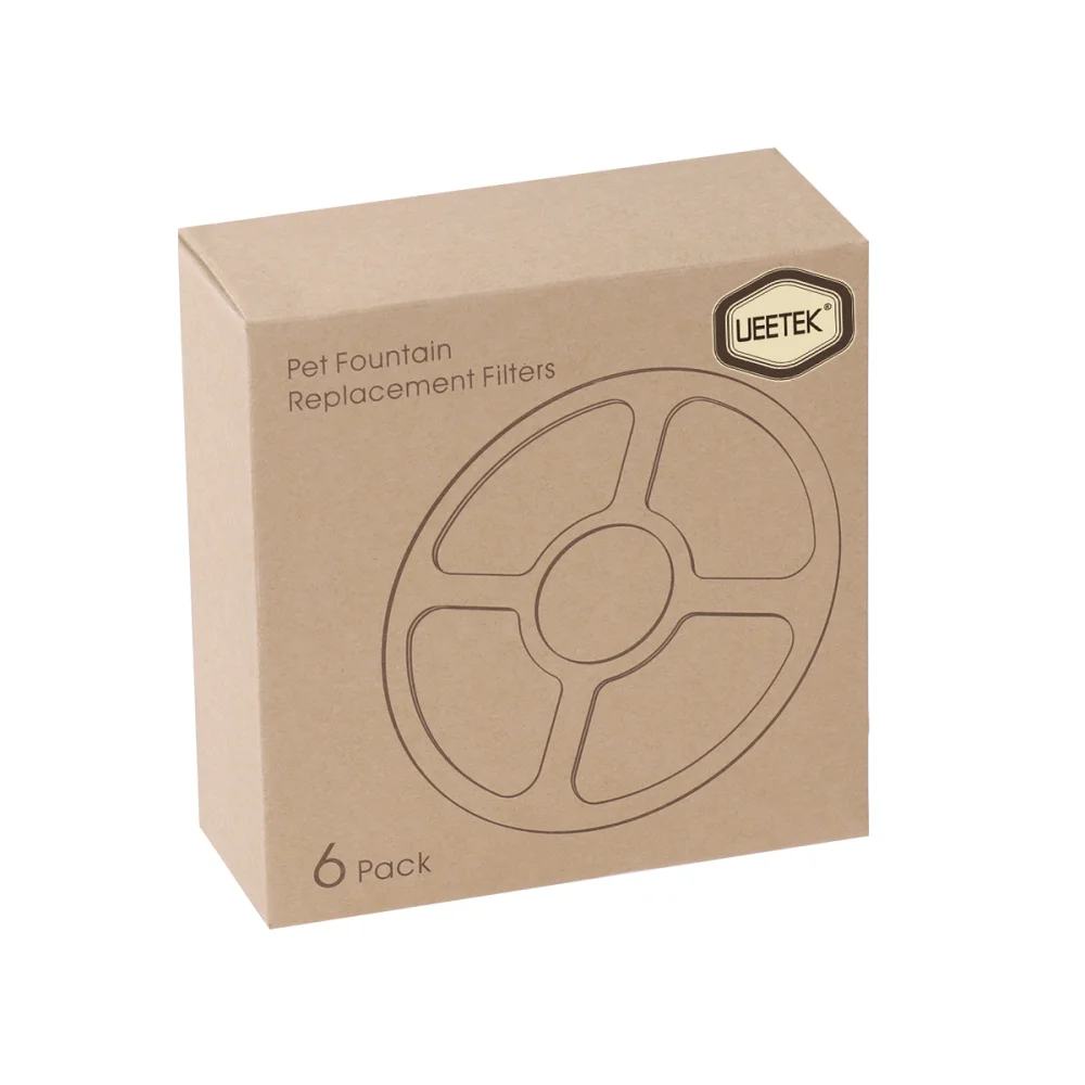 

UEETEK Pet Water Fountain Cat Drinking Fountain 2L Automatic Water Dispenser for Dogs Cats Birds Small Animals(US Plug)