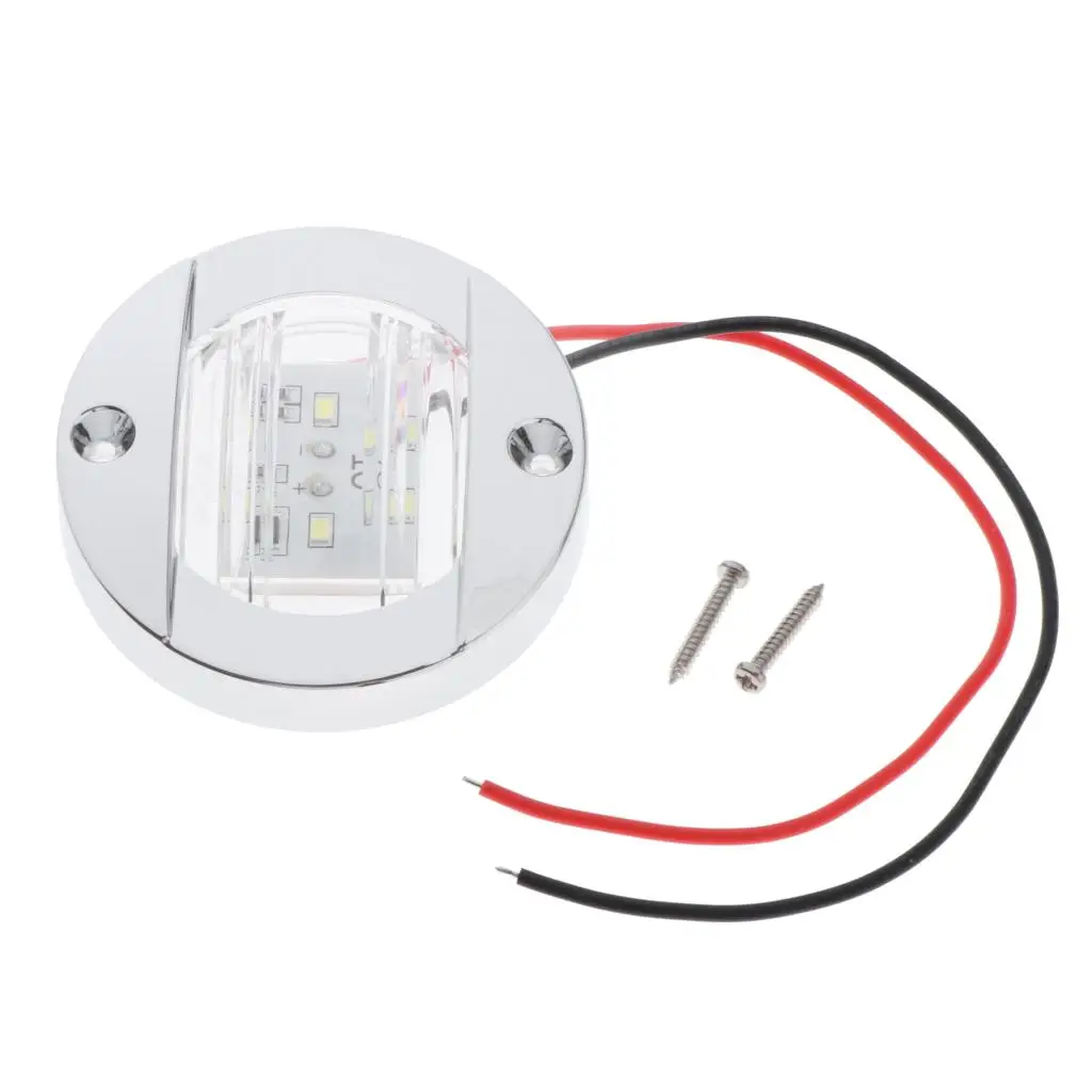 

Marine Boat LED Stern Lights Lamps 12V 3 Inch Transom Mount White