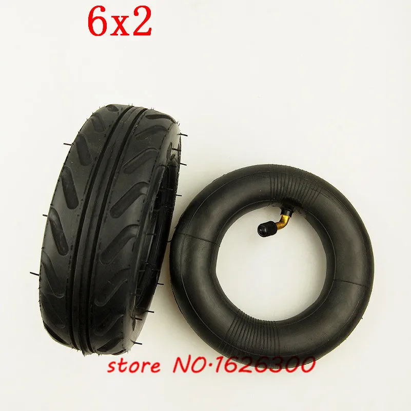 Размер 6X2 Tireand набор внутренних трубок 6 дюймов подходит для электрического скутера, стула колеса грузовика F0 пневматическая колесная тележка, воздушный колесный велосипед