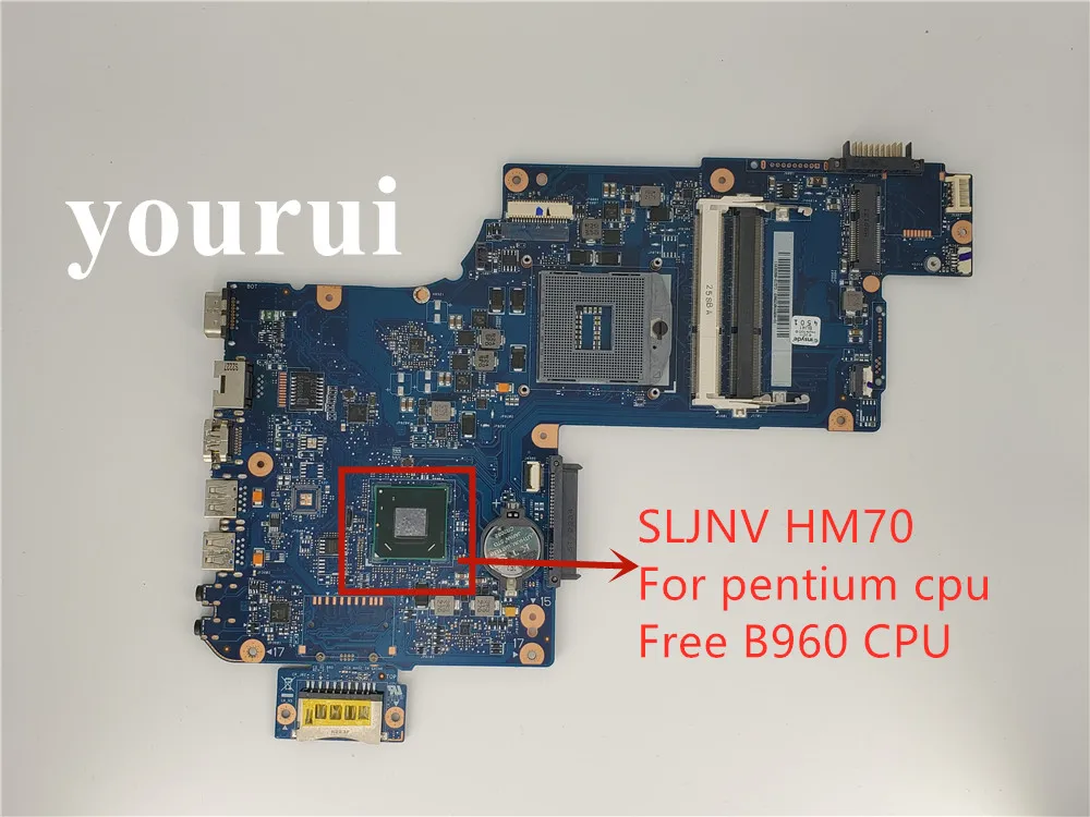 Материнская плата H000041610 для ноутбука Toshiba Satellite C870 C875 L870 L875 S875 PLF/PLR/CSF/CSR HM70 UMA HD 4000