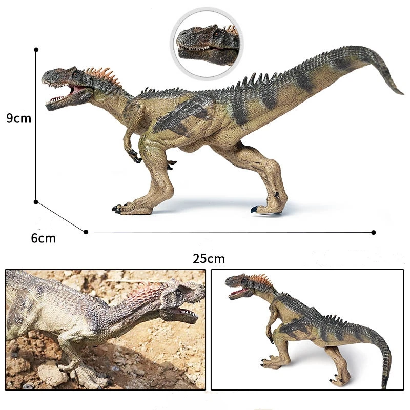Модель игрушки Allosaurus динозавр унисекс детские пластиковые орнаменты креативные