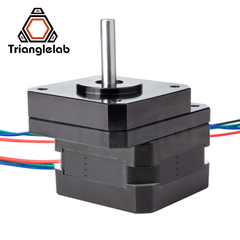 Шаговый электродвигатель Trianglelab Nema 17 Редукционный шаговый 1:3 для экструдера Prusa I3