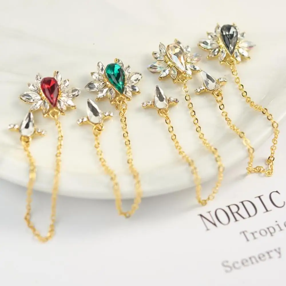 Цепочка для ногтей с подвеской в виде капли | Красота и здоровье