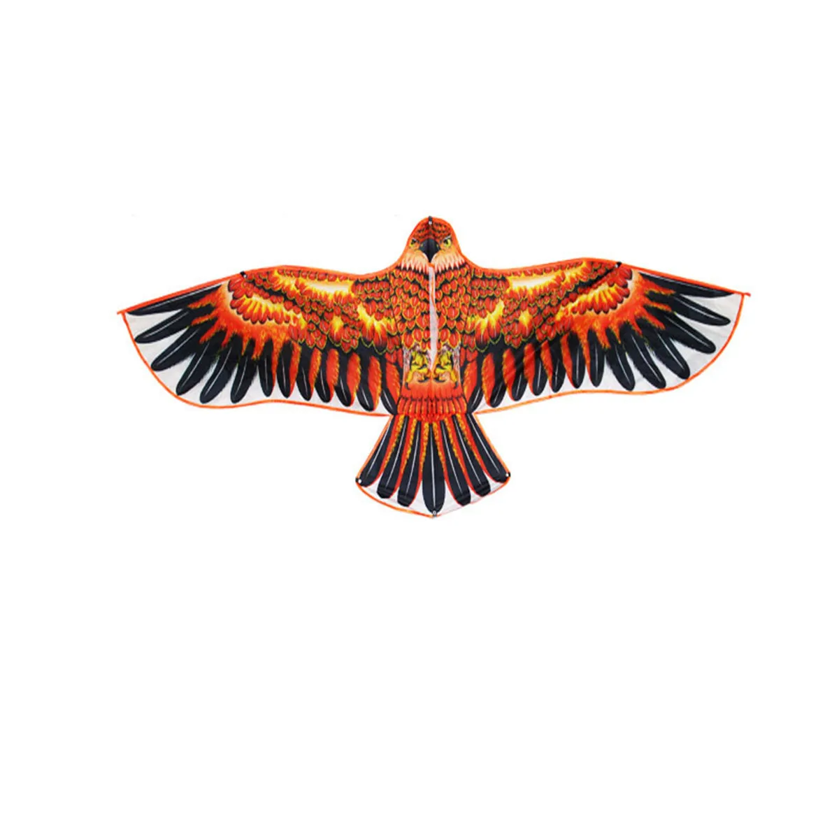 

160x70cm Flat Eagle Kite With 30 Meter Kite Line Children Flying Bird Kites Windsock Outdoor Toys Garden Cloth Toys For Kids