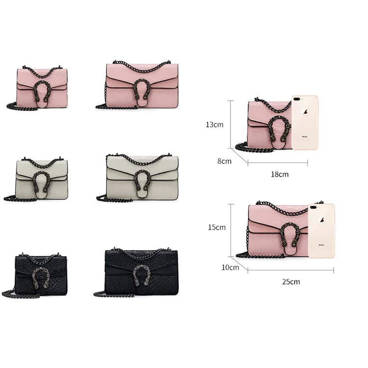 Сумки на плечо из кожи аллигатора с цепочкой для женщин 2019 женские сумки