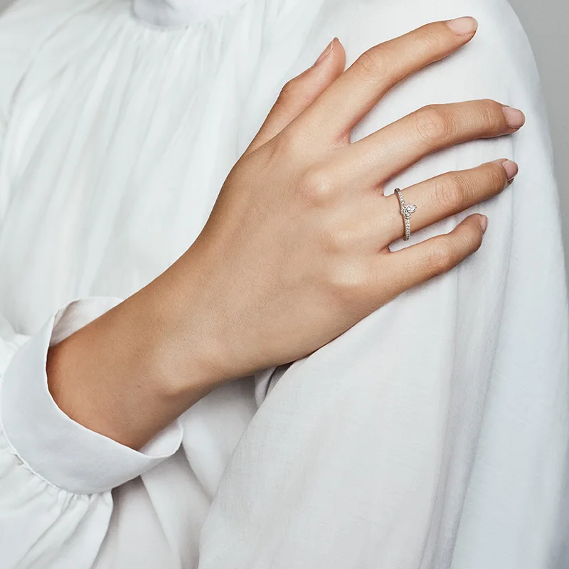 

100% 925 Pure Silver Original 1:1 Reproduction Fan Drunk Butterfly Ring Factory Direct Batch Free