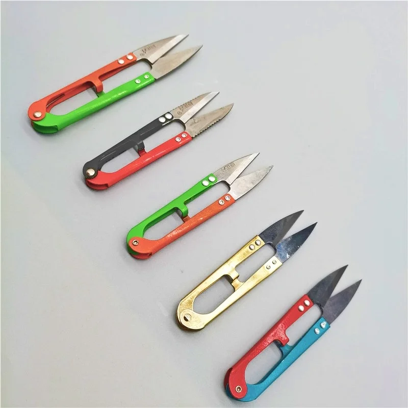 

Маленькие ножницы для пряжи, ножничная головка, большой положительный подъемник, U-образная ножницы с инструментами, для домашней рыбалки, п...