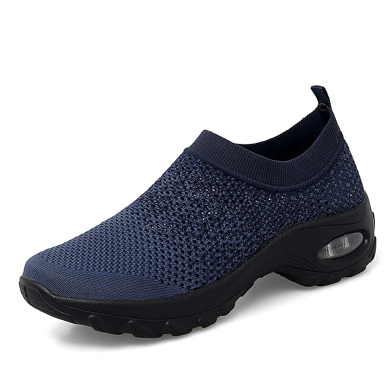 2021 New Sneakers Women Tennis Shoes Mesh Breathable Slip on Flat Anti-Slip Woman Outdoor Trainers Female Zapatos De Mujer