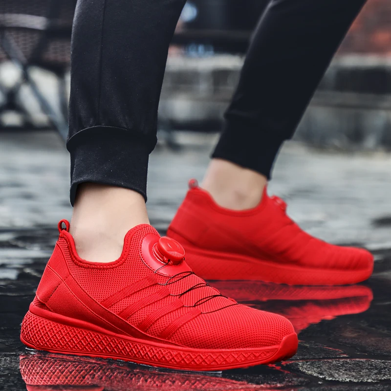 Новинка 2019 уличная Мужская обувь для бега светильник прогулочная дышащая на