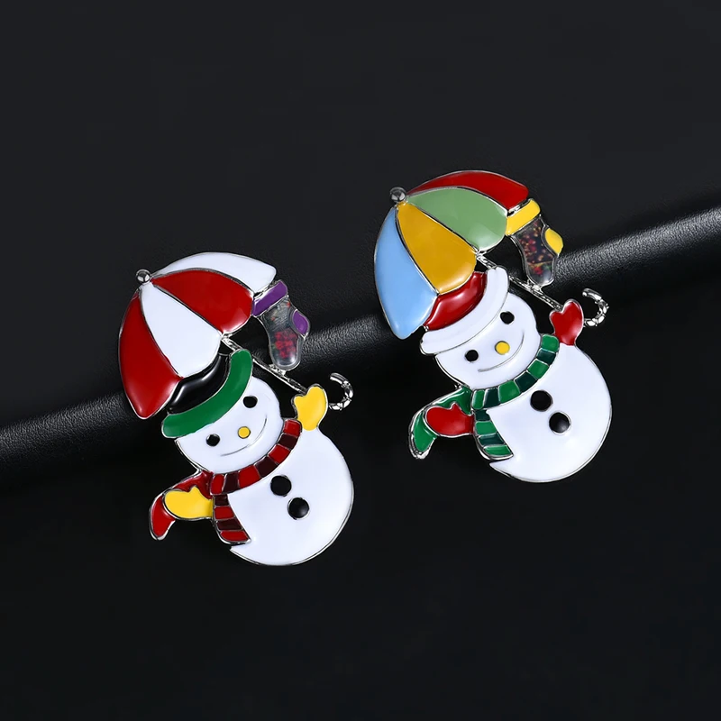 Новинка 2019 лидер продаж Рождественская брошь Снеговик для женщин и мужчин