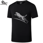 Футболка мужская 6XL 7XL 8XL, дышащая мужская футболка, эластичная футболка для фитнеса с принтом, мужские повседневные быстросохнущие футболки 9115