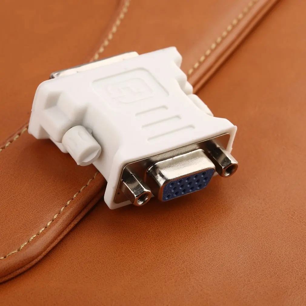 Позолоченный разъем ATI DVI в vga внешний адаптер (A/D) VGA Папа мама с 24 + 5 pin на 15 Pin Новое