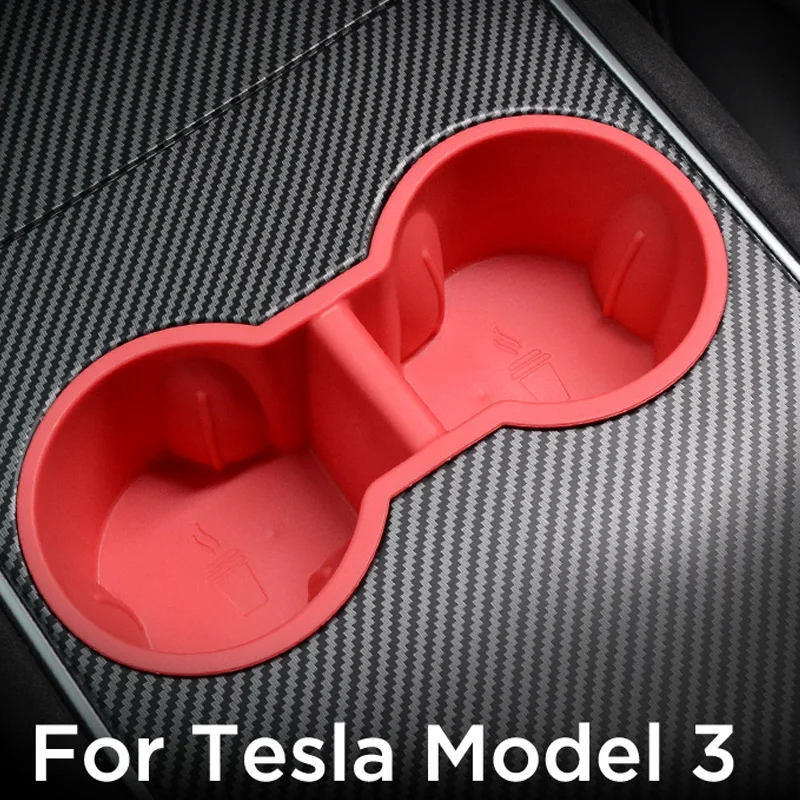 

Автомобильный держатель для чашки, Накладка для Tesla Model 3, центральное управление, держатель для напитков, подлокотник, держатель для чашки, а...