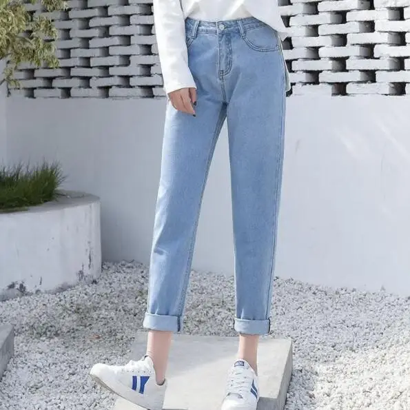 2020 Рваные Джинсы женские Высокая Талия бойфренда для женщин Большие размеры