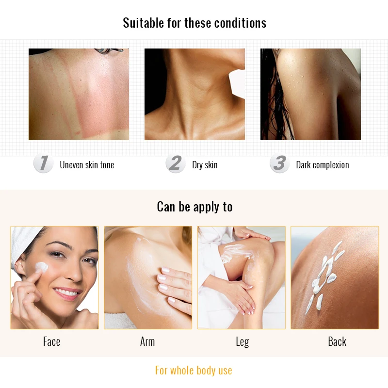 OMY LADY отбеливающий крем для тела быстрого отбеливания кожи увлажняющий удаления