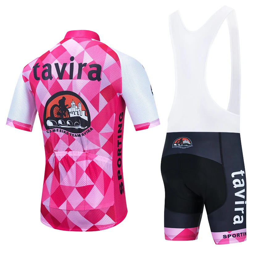 Командный Тавира Велоспорт Джерси 20D велосипедные шорты комплект mtb Ropa мужские