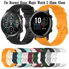 20 мм 22 мм ремешок для часов Huawei Honor Magic Watch 2 46 мм 42 мм Смарт-часы силиконовые браслеты для Huawei GT 2 42 мм браслет