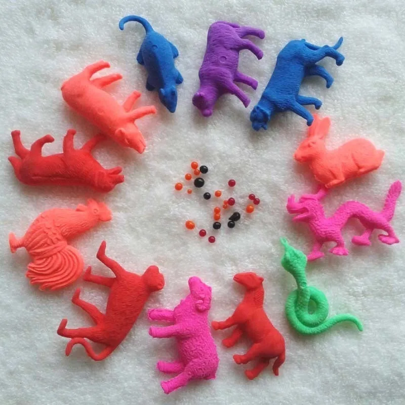 20pcs Hydrogel Magic Water Growing Sea Life Land Animals Funny Kids Education Toys Educational Decoration | Дом и сад