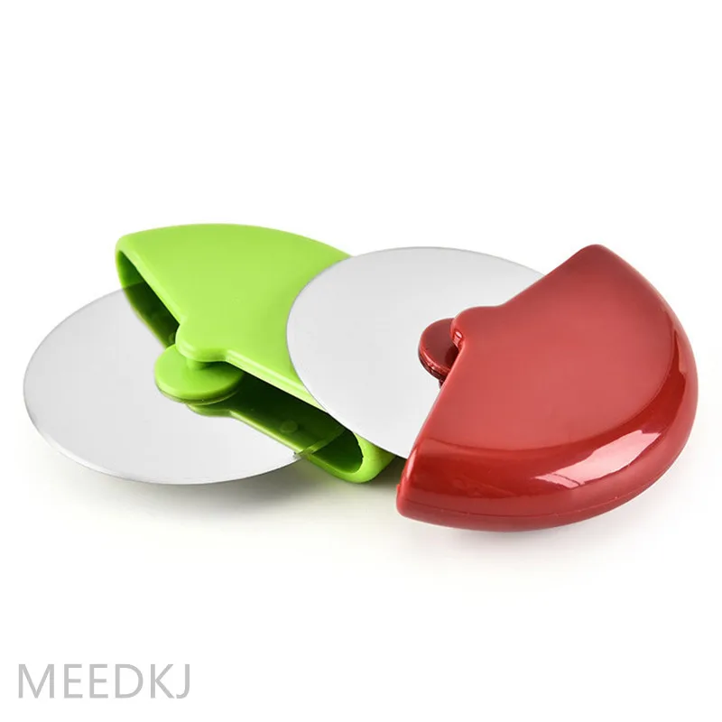 

1Pcs Stainless Steel Pizza Cutter, Round Roller Cake Cutter, Pizza Western Food Cutting Toolkitchen Baking Tool