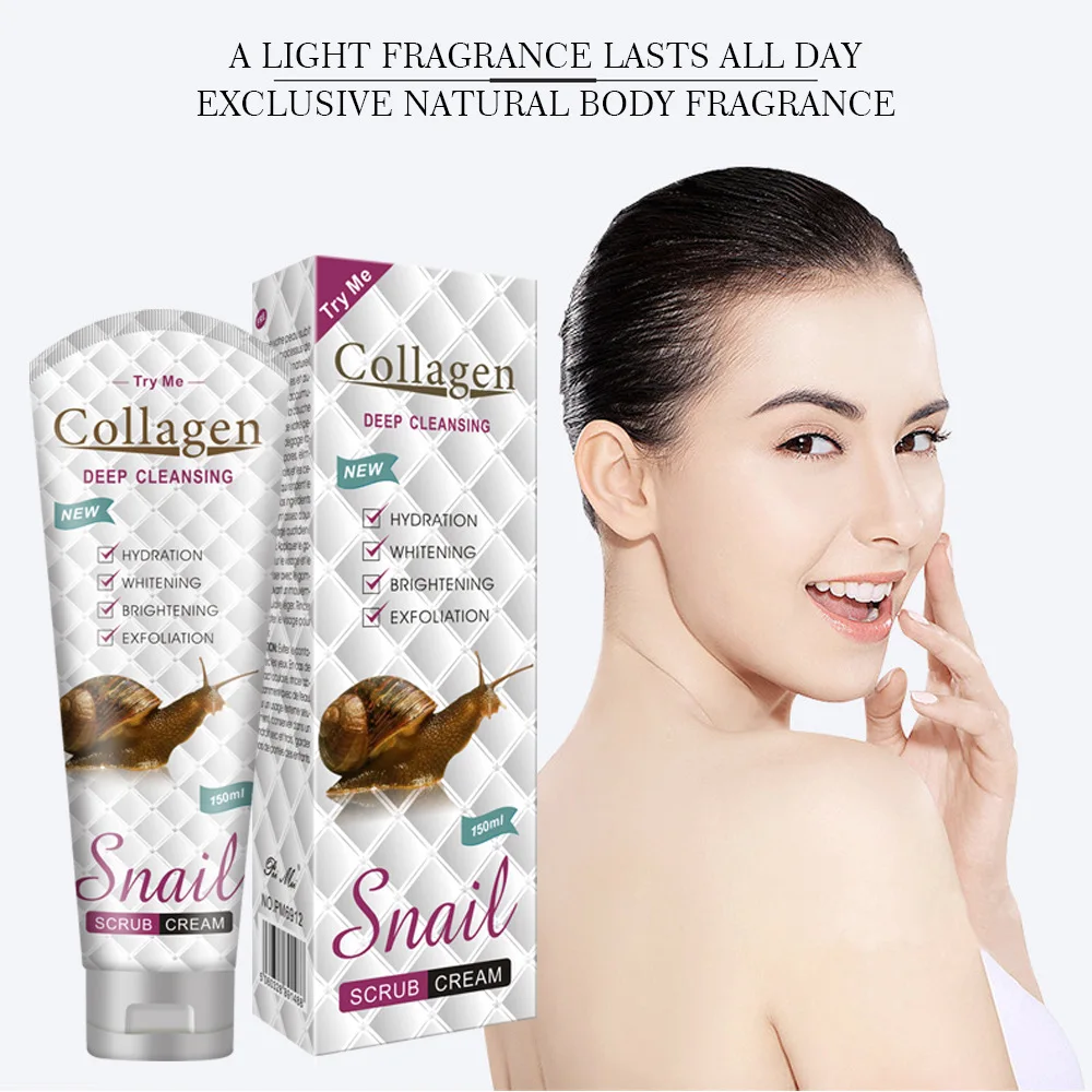 

150ml Collagen Snail Scrub Skin Peeling and Dead Skin Scrub